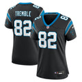 Women's Carolina Panthers Tommy Tremble Black Team Game Jersey