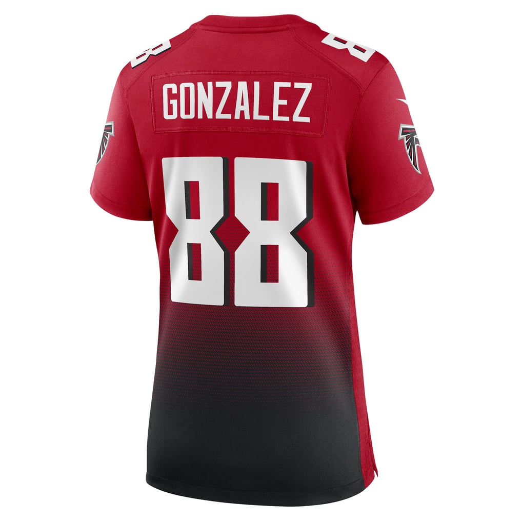 Women's Atlanta Falcons Tony Gonzalez Red Retired Game Jersey