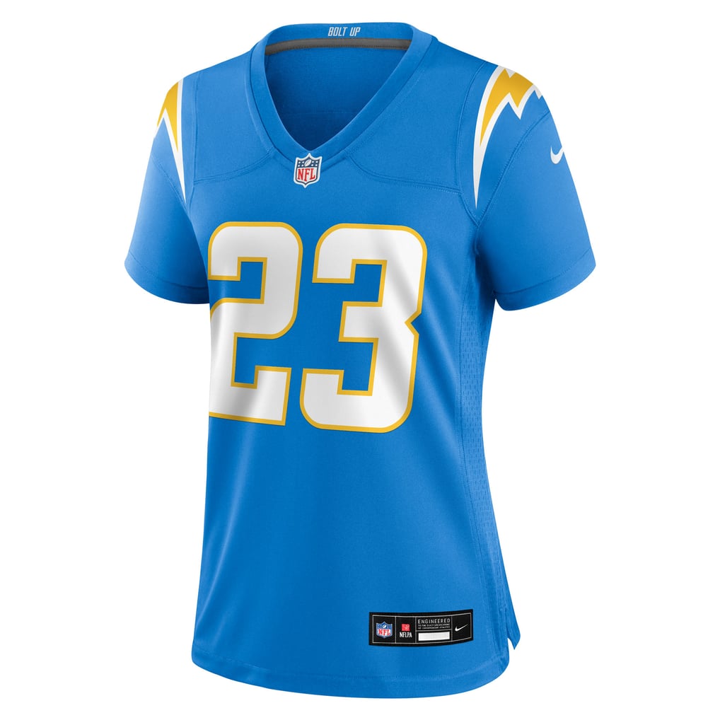 Women's Los Angeles Chargers Tony Jefferson Powder Blue Team Game Jersey
