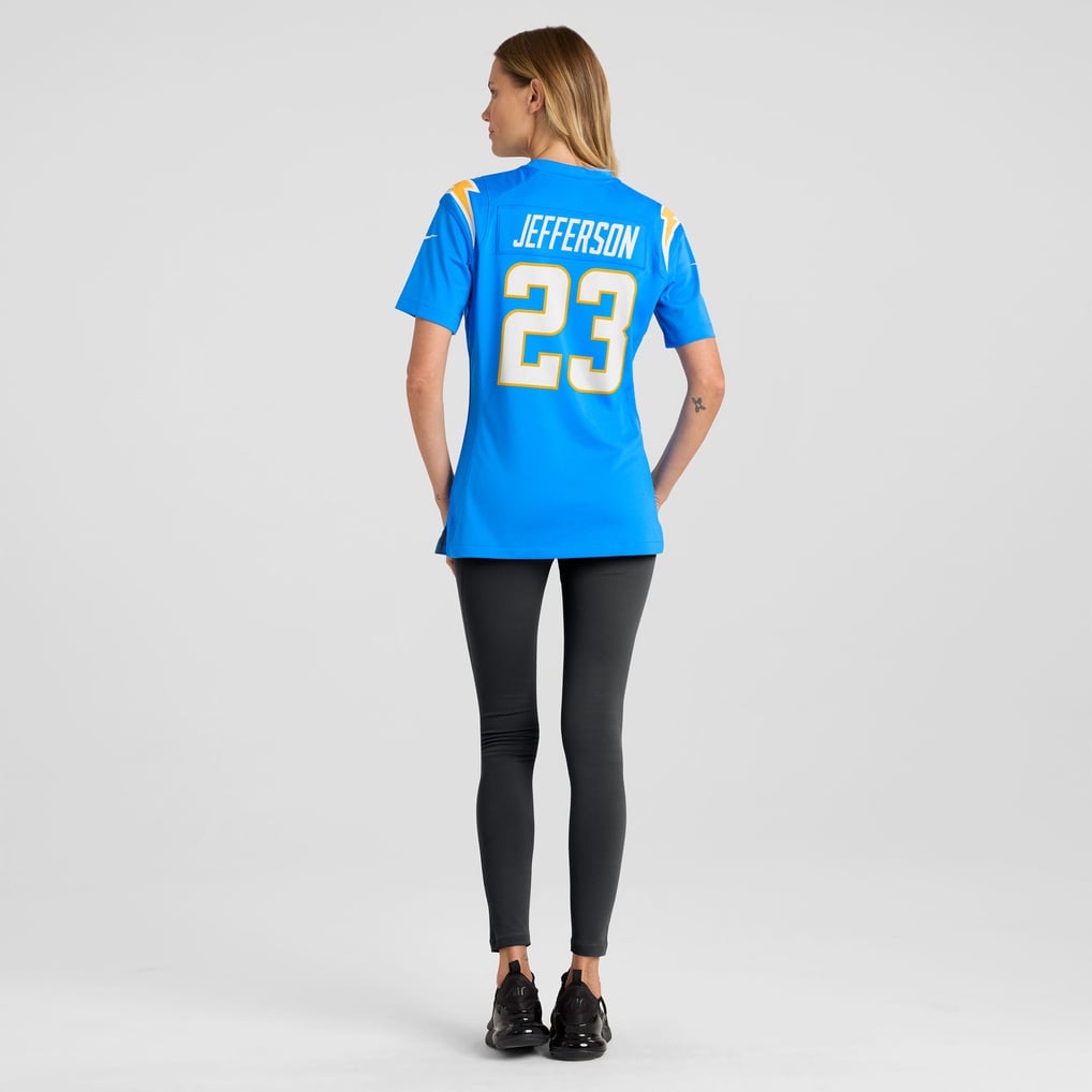 Women's Los Angeles Chargers Tony Jefferson Powder Blue Team Game Jersey