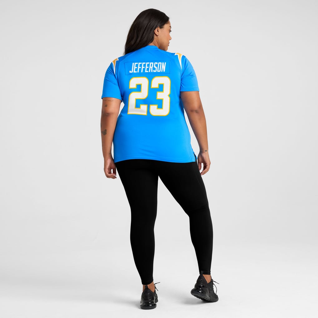 Women's Los Angeles Chargers Tony Jefferson Powder Blue Team Game Jersey