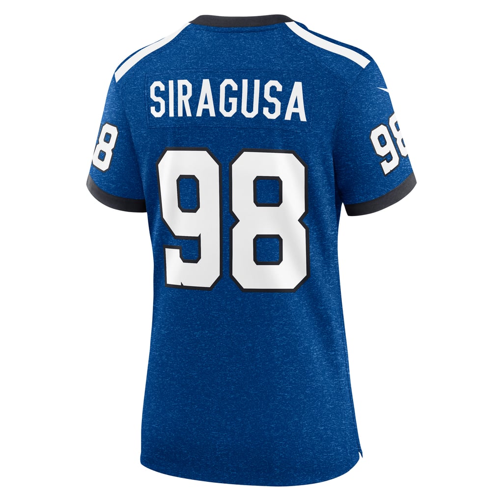 Women's Indianapolis Colts Tony Siragusa Royal Indiana Nights Alternate Game Jersey
