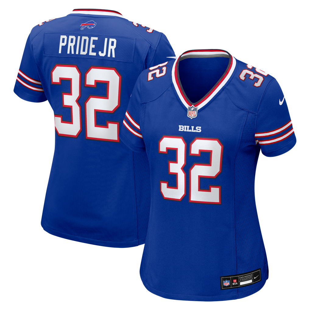 Women's Buffalo Bills Toriano Pride Jr. Royal Team Game Jersey