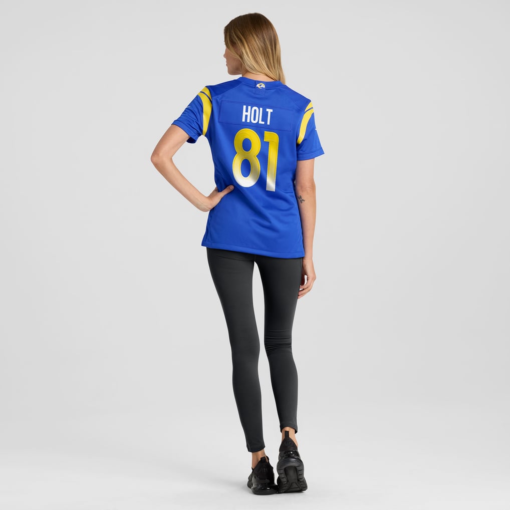 Women's Los Angeles Rams Torry Holt Royal Game Retired Player Jersey