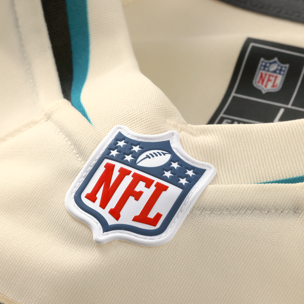 Women's Jacksonville Jaguars Travis Hunter Natural 2026 Rivalries Collection Game Jersey