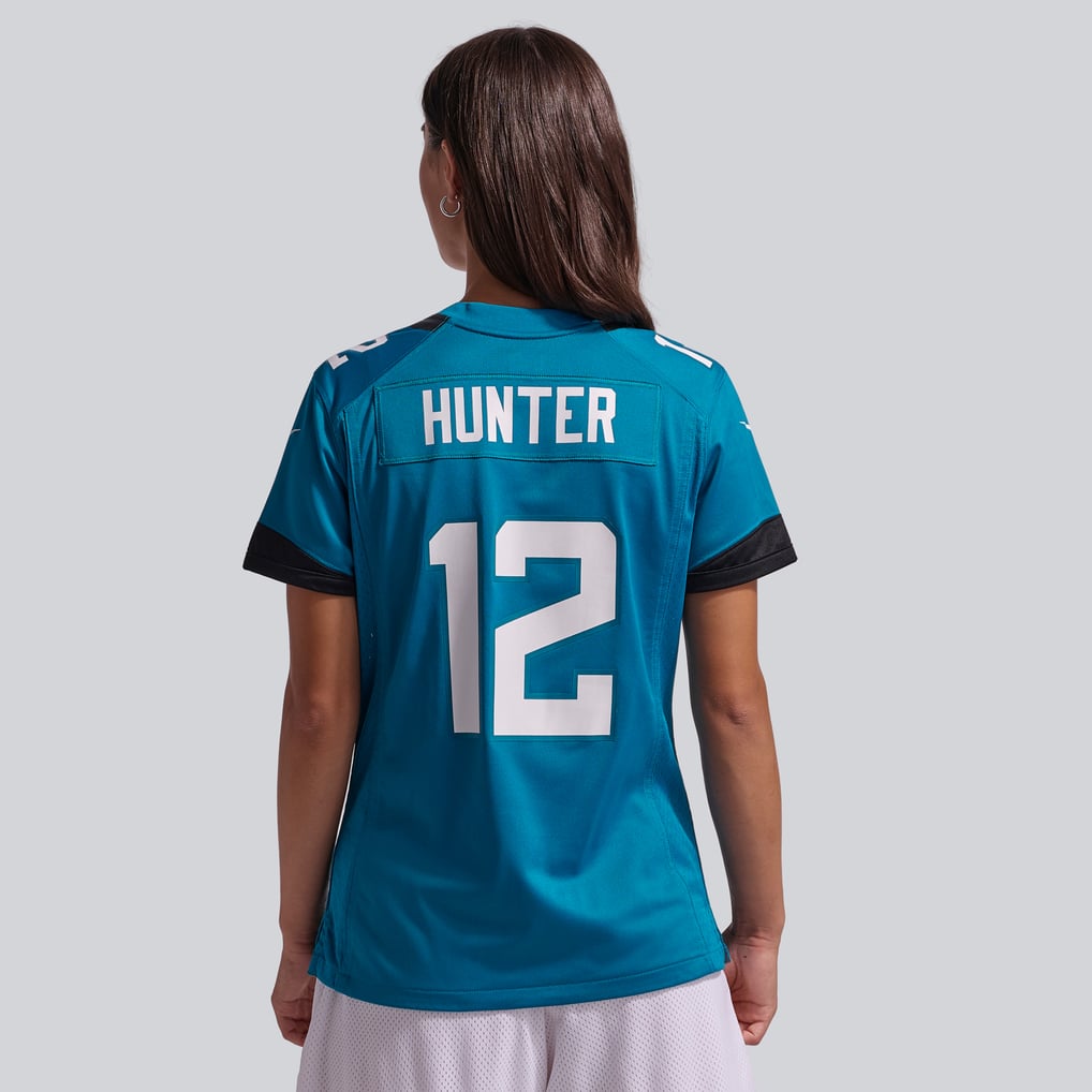 Women's Jacksonville Jaguars Travis Hunter Teal Team Game Jersey