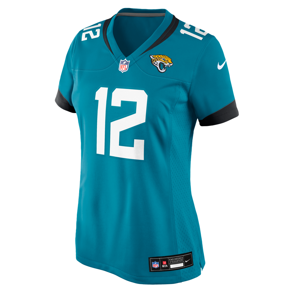 Women's Jacksonville Jaguars Travis Hunter Teal Team Game Jersey