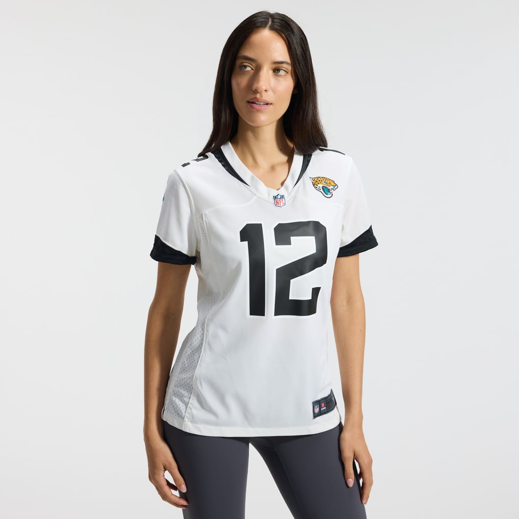 Women's Jacksonville Jaguars Travis Hunter White Game Jersey