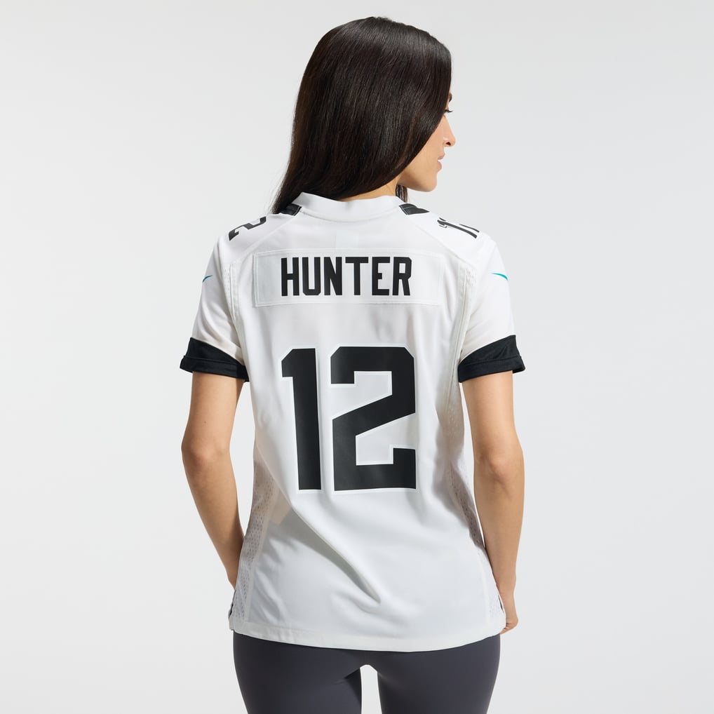Women's Jacksonville Jaguars Travis Hunter White Game Jersey