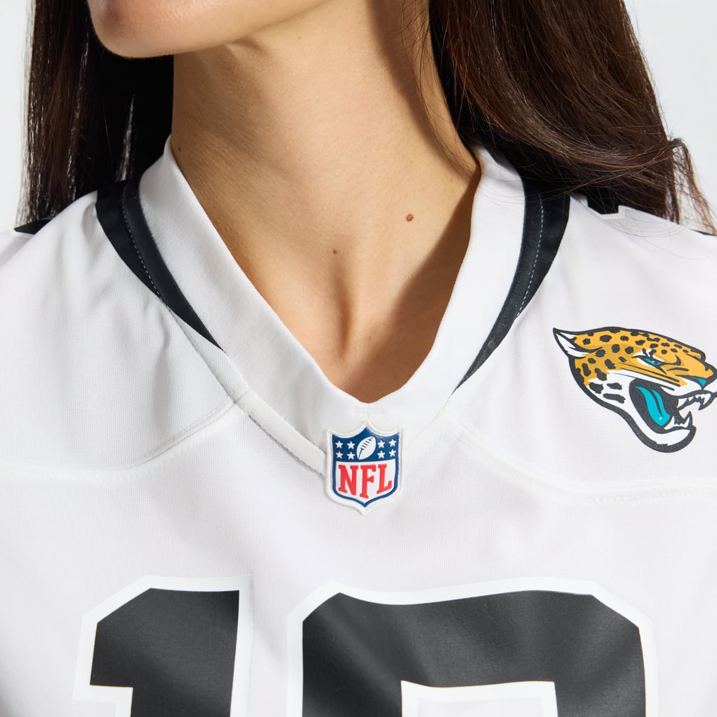Women's Jacksonville Jaguars Travis Hunter White Game Jersey