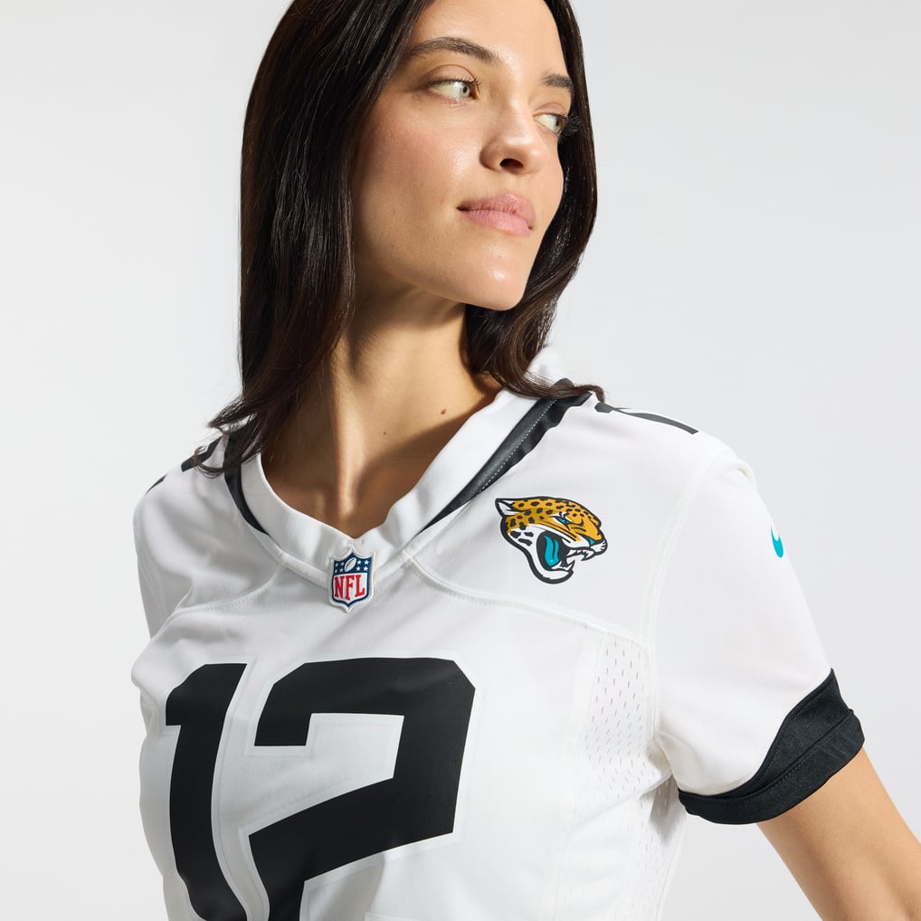 Women's Jacksonville Jaguars Travis Hunter White Game Jersey
