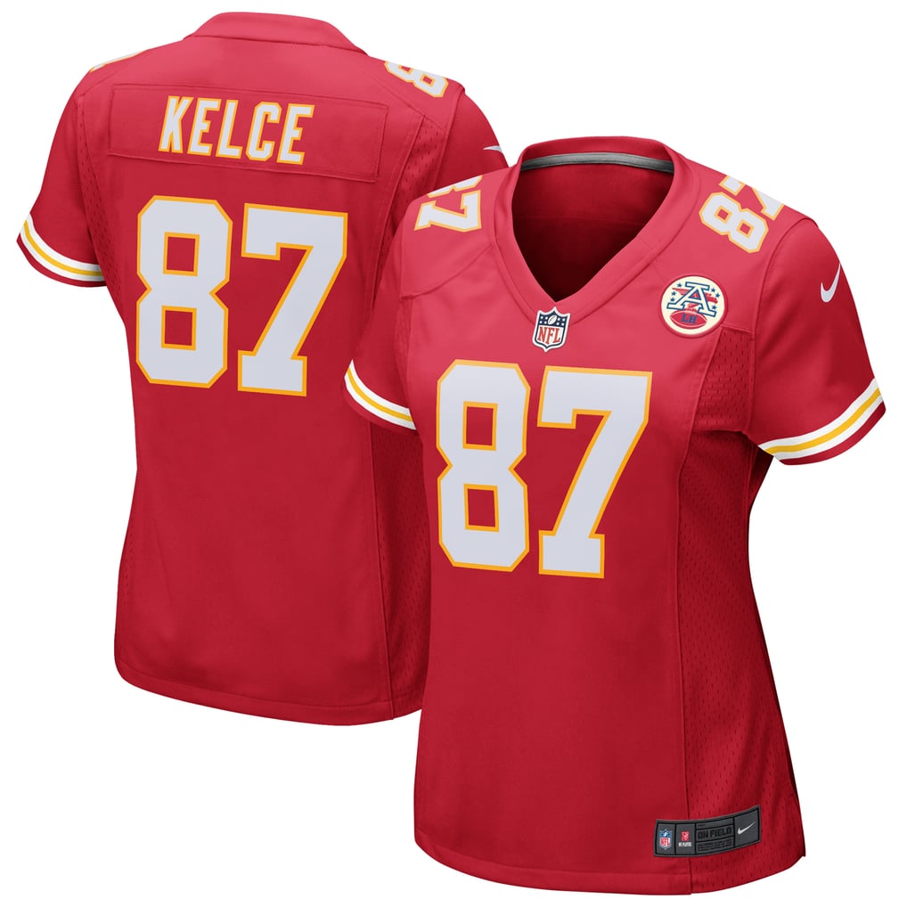 Women's Travis Kelce Red Kansas City Chiefs Game Jersey