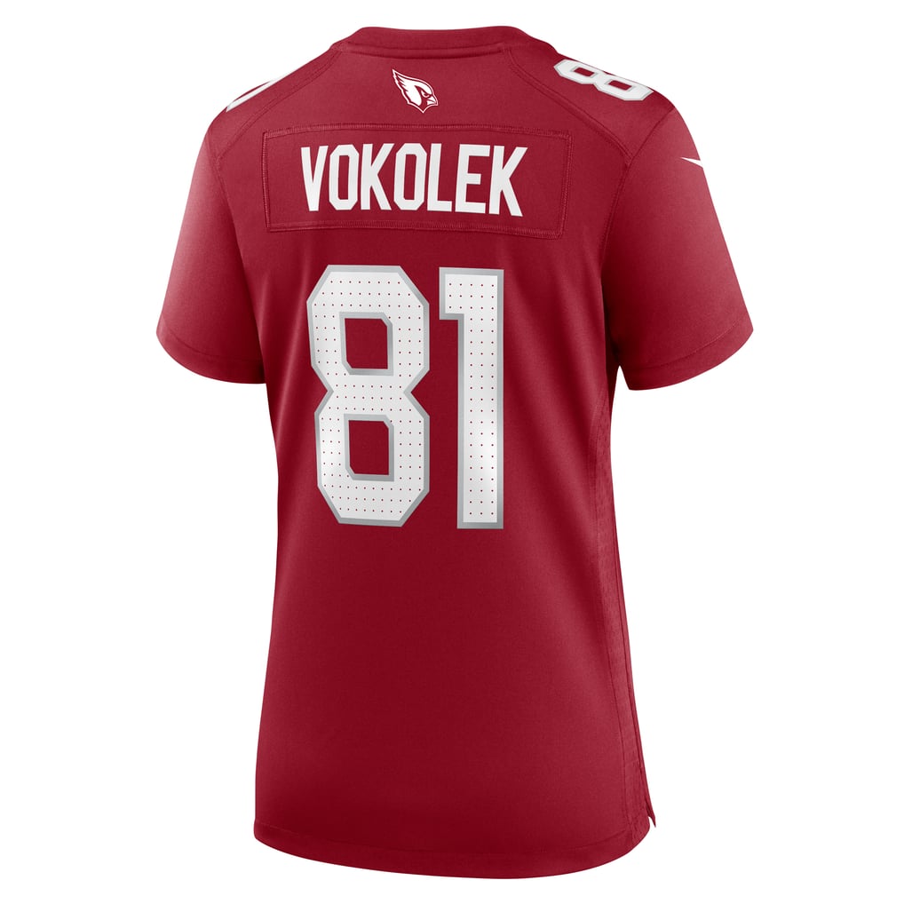 Women's Arizona Cardinals Travis Vokolek Cardinal Game Jersey