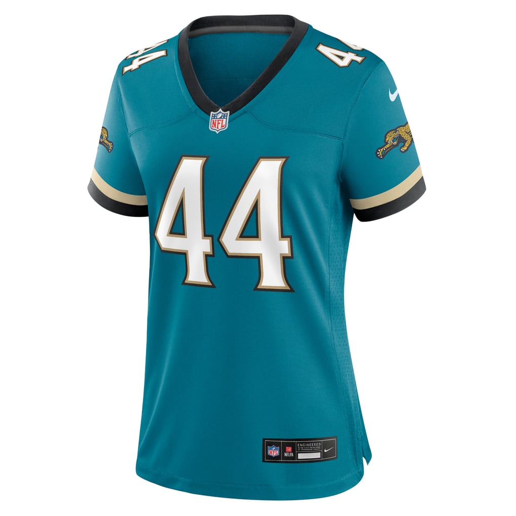 Women's Jacksonville Jaguars Travon Walker Teal Prowler Throwback Game Jersey