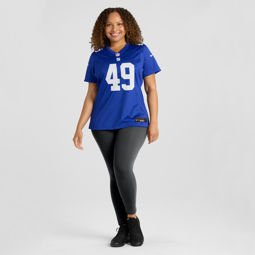 Women's New York Giants Tremaine Edmunds Royal Team Game Jersey