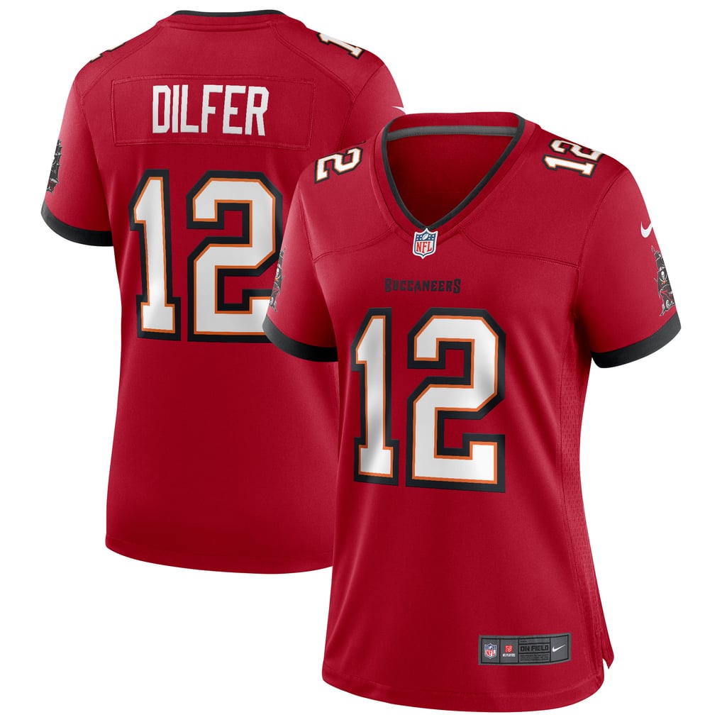 Women's Tampa Bay Buccaneers Trent Dilfer Red Game Retired Player Jersey