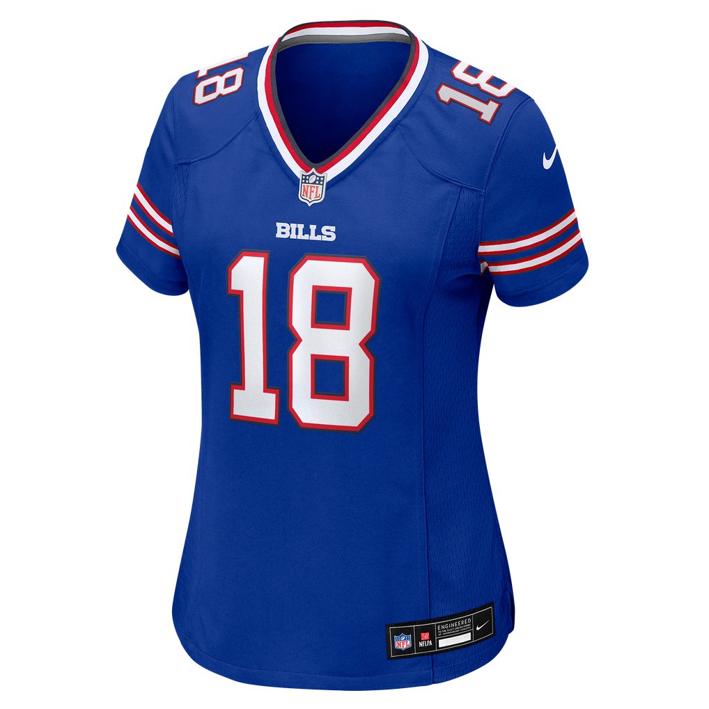 Women's Buffalo Bills Trent Sherfield Sr. Royal Team Game Jersey