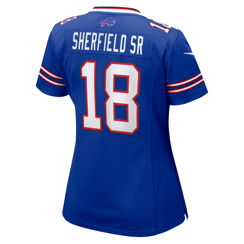 Women's Buffalo Bills Trent Sherfield Sr. Royal Team Game Jersey