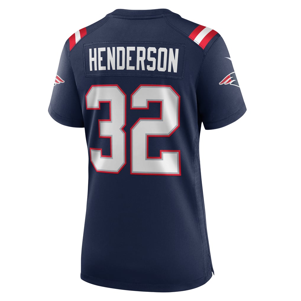 Women's New England Patriots TreVeyon Henderson Navy Game Jersey