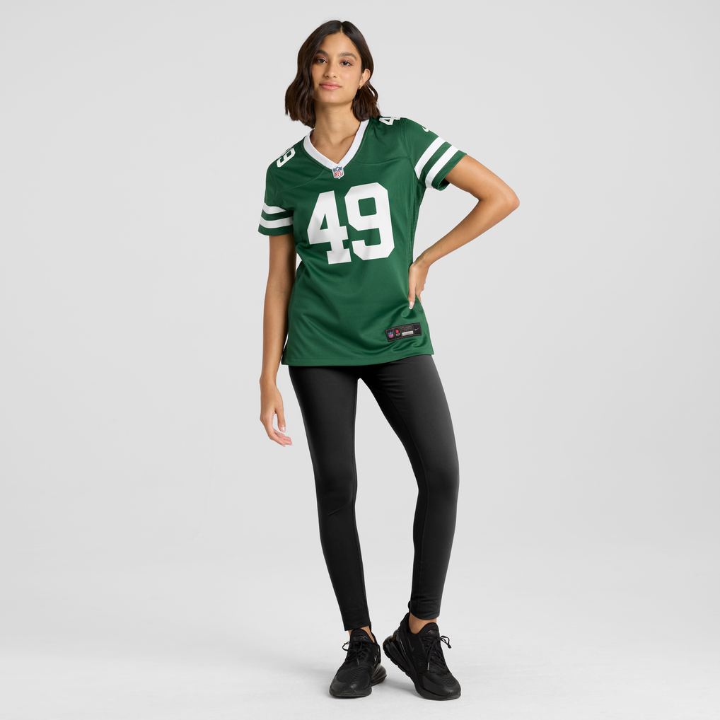 Women's New York Jets Trevin Wallace Legacy Green Team Game Jersey