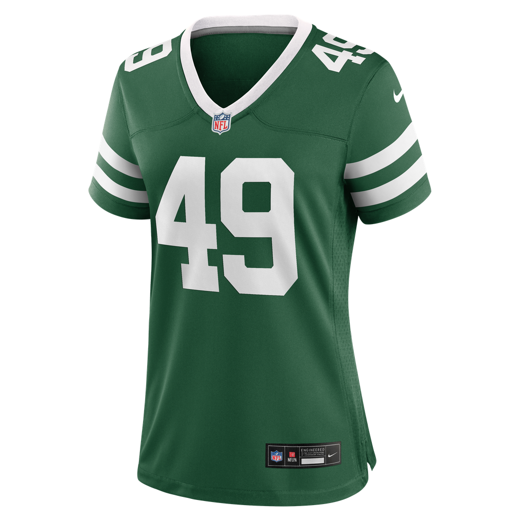 Women's New York Jets Trevin Wallace Legacy Green Team Game Jersey
