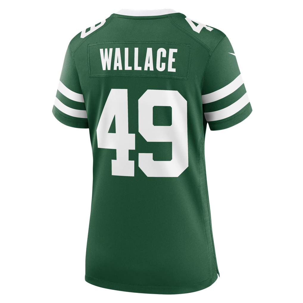 Women's New York Jets Trevin Wallace Legacy Green Team Game Jersey