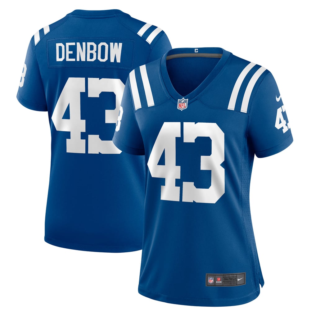 Women's Indianapolis Colts Trevor Denbow Royal Game Player Jersey