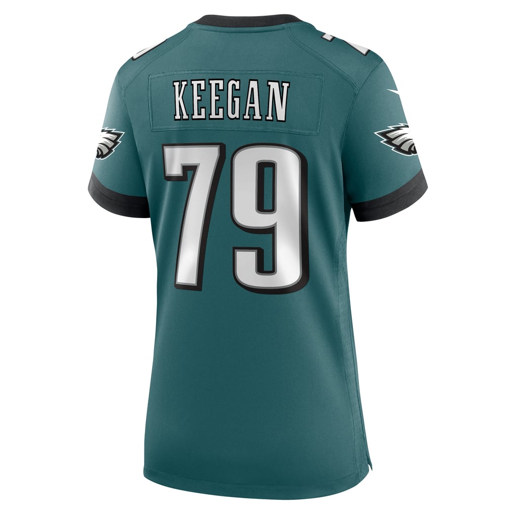 Women's Philadelphia Eagles Trevor Keegan Midnight Green Team Game Jersey