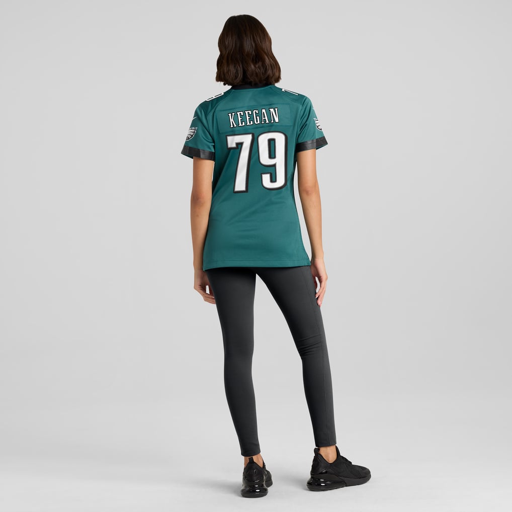Women's Philadelphia Eagles Trevor Keegan Midnight Green Team Game Jersey