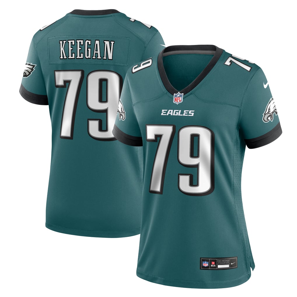 Women's Philadelphia Eagles Trevor Keegan Midnight Green Team Game Jersey