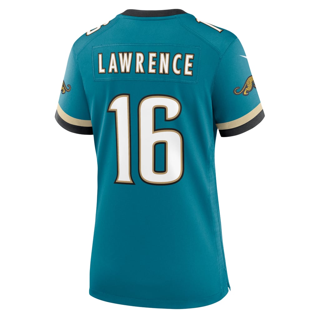 Women's Jacksonville Jaguars Trevor Lawrence Teal Prowler Throwback Game Jersey