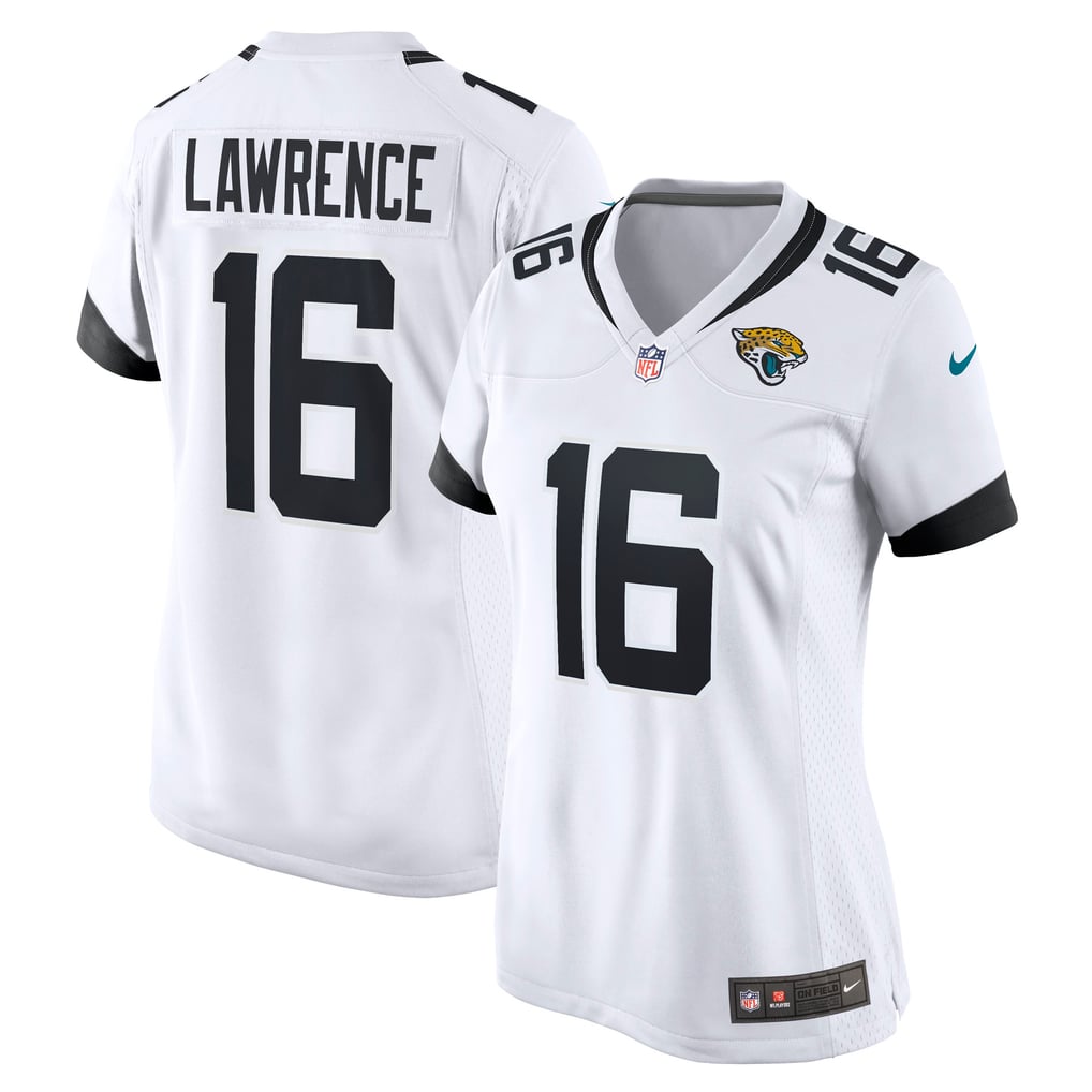 Women's Jacksonville Jaguars Trevor Lawrence White Game Jersey