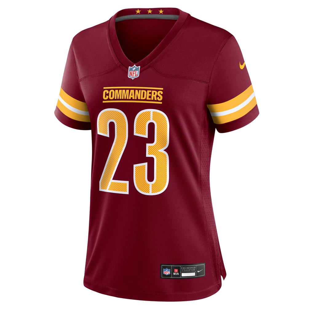 Women's Washington Commanders Trey Amos Burgundy Team Game Jersey