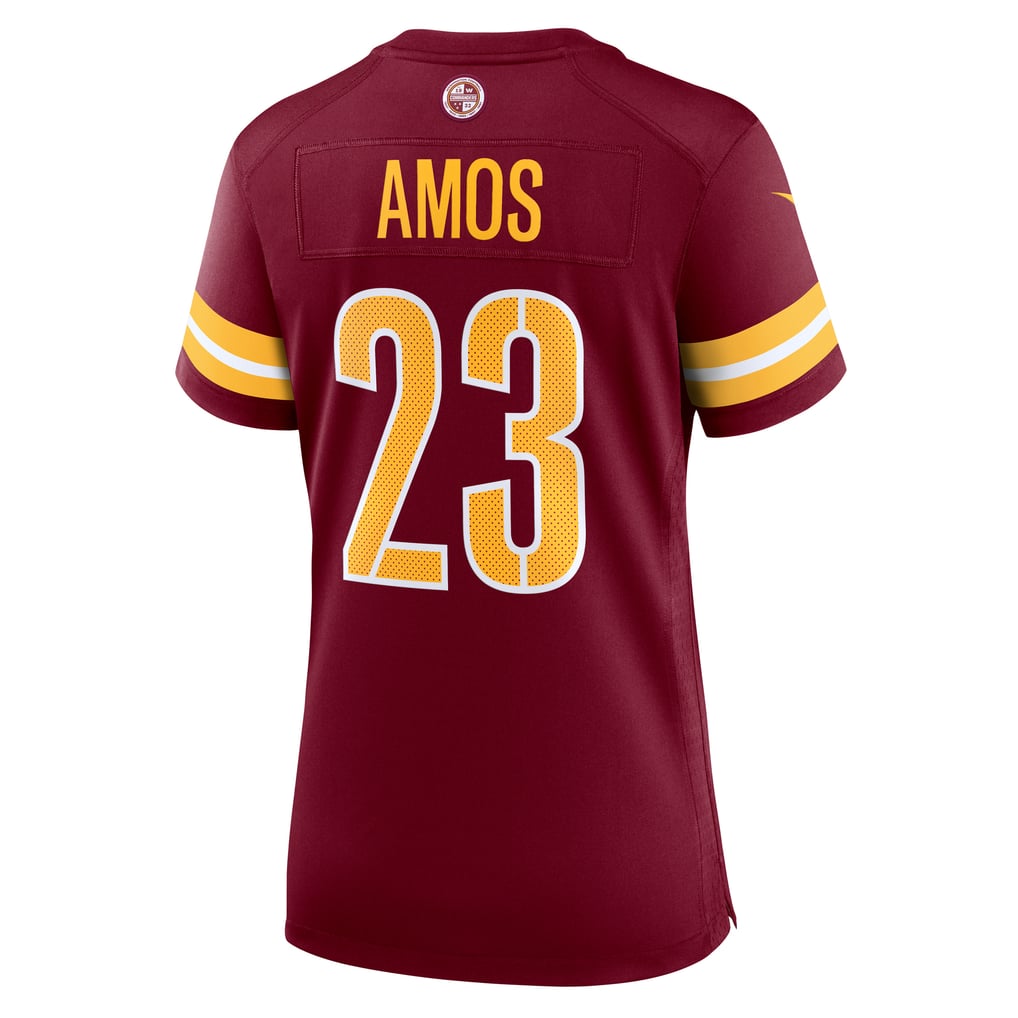 Women's Washington Commanders Trey Amos Burgundy Team Game Jersey