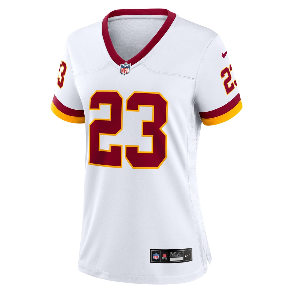 Women's Washington Commanders Trey Amos White Game Super Bowl Era Jersey