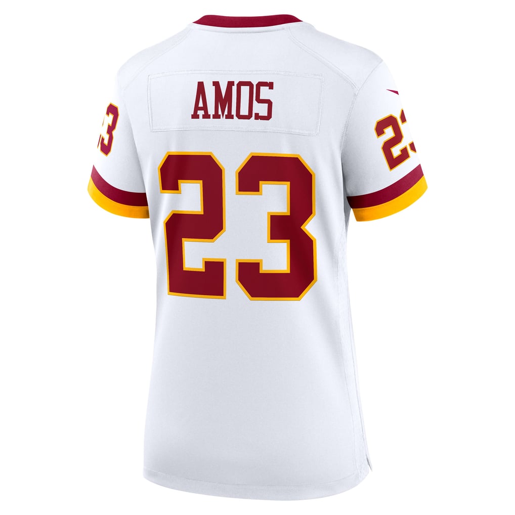 Women's Washington Commanders Trey Amos White Game Super Bowl Era Jersey