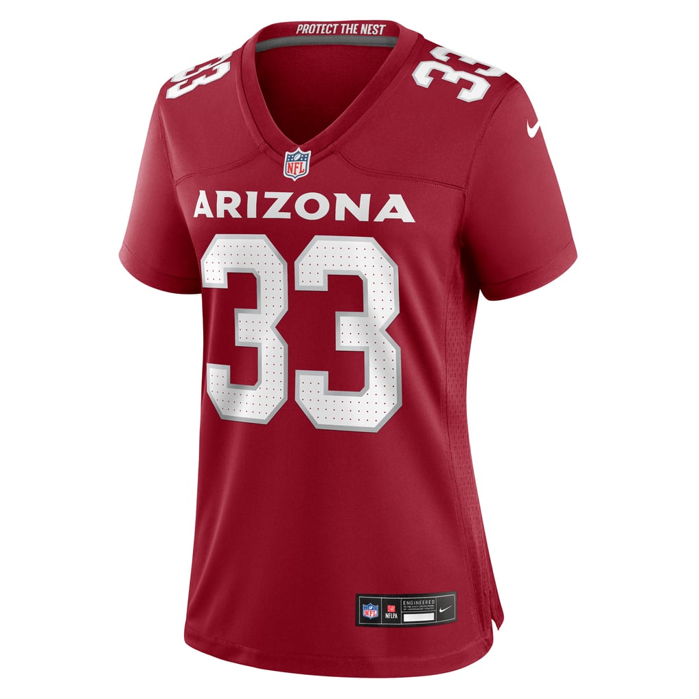 Women's Arizona Cardinals Trey Benson Cardinal Game Jersey