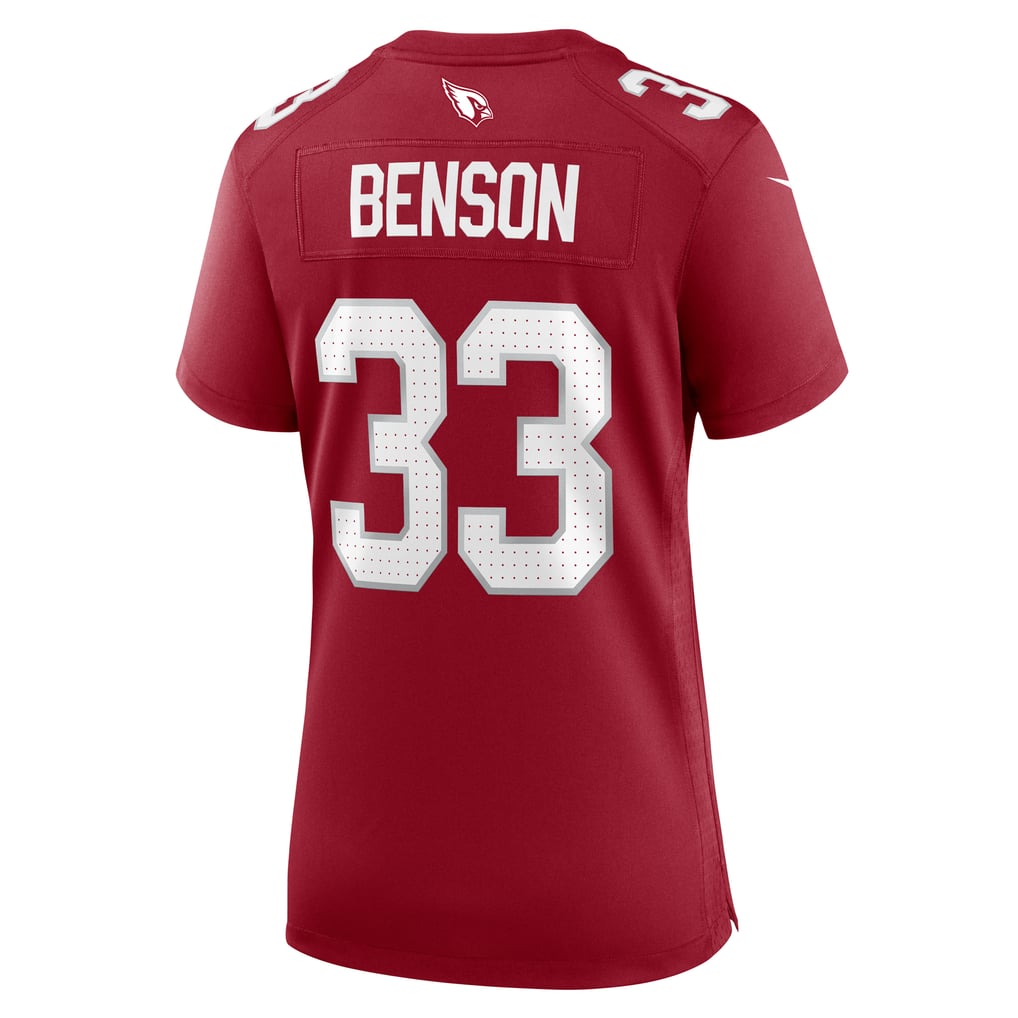 Women's Arizona Cardinals Trey Benson Cardinal Game Jersey