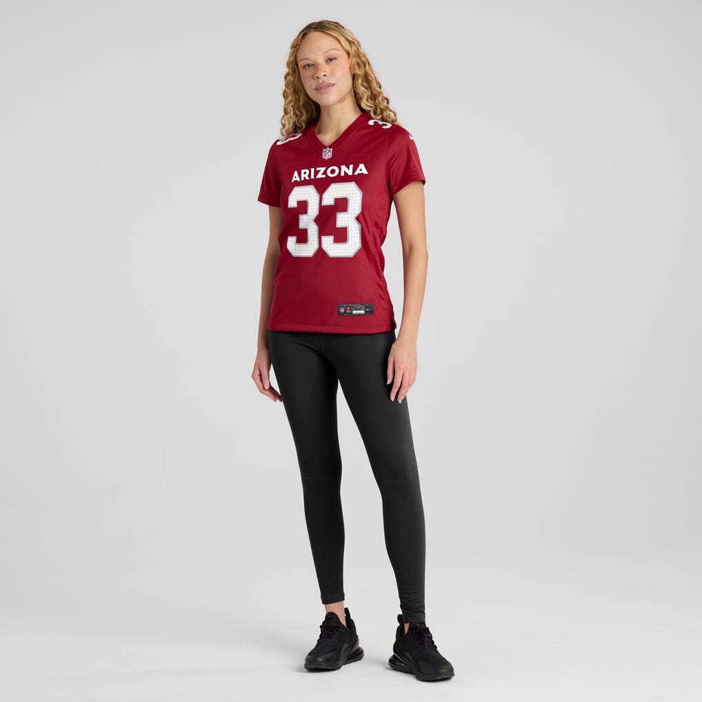 Women's Arizona Cardinals Trey Benson Cardinal Game Jersey
