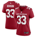 Women's Arizona Cardinals Trey Benson Cardinal Game Jersey