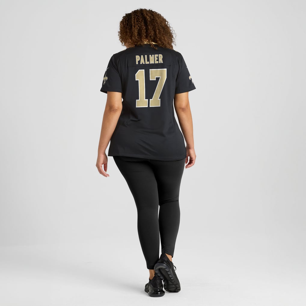 Women's New Orleans Saints Trey Palmer Black Team Game Jersey