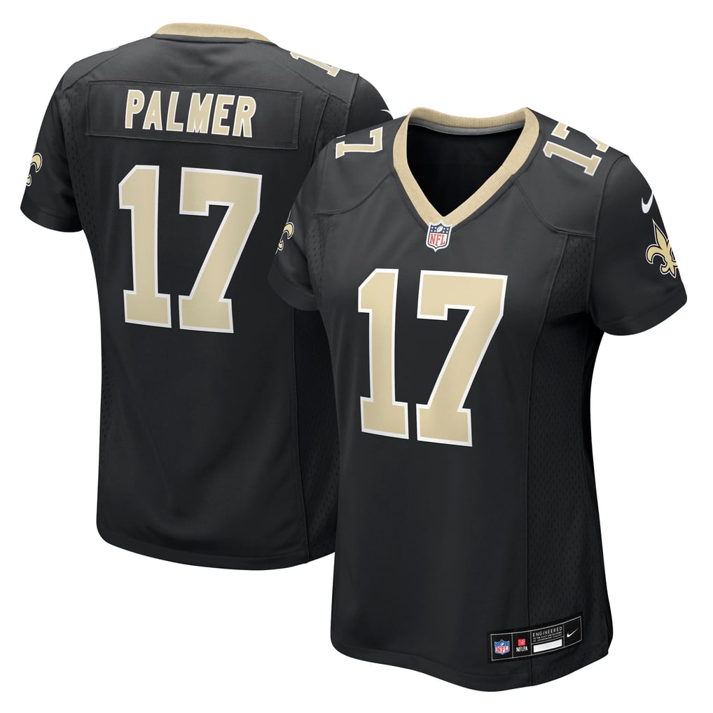 Women's New Orleans Saints Trey Palmer Black Team Game Jersey