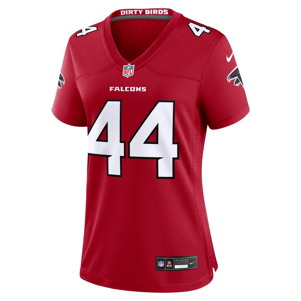 Women's Atlanta Falcons Trey Sermon Red Team Game Jersey