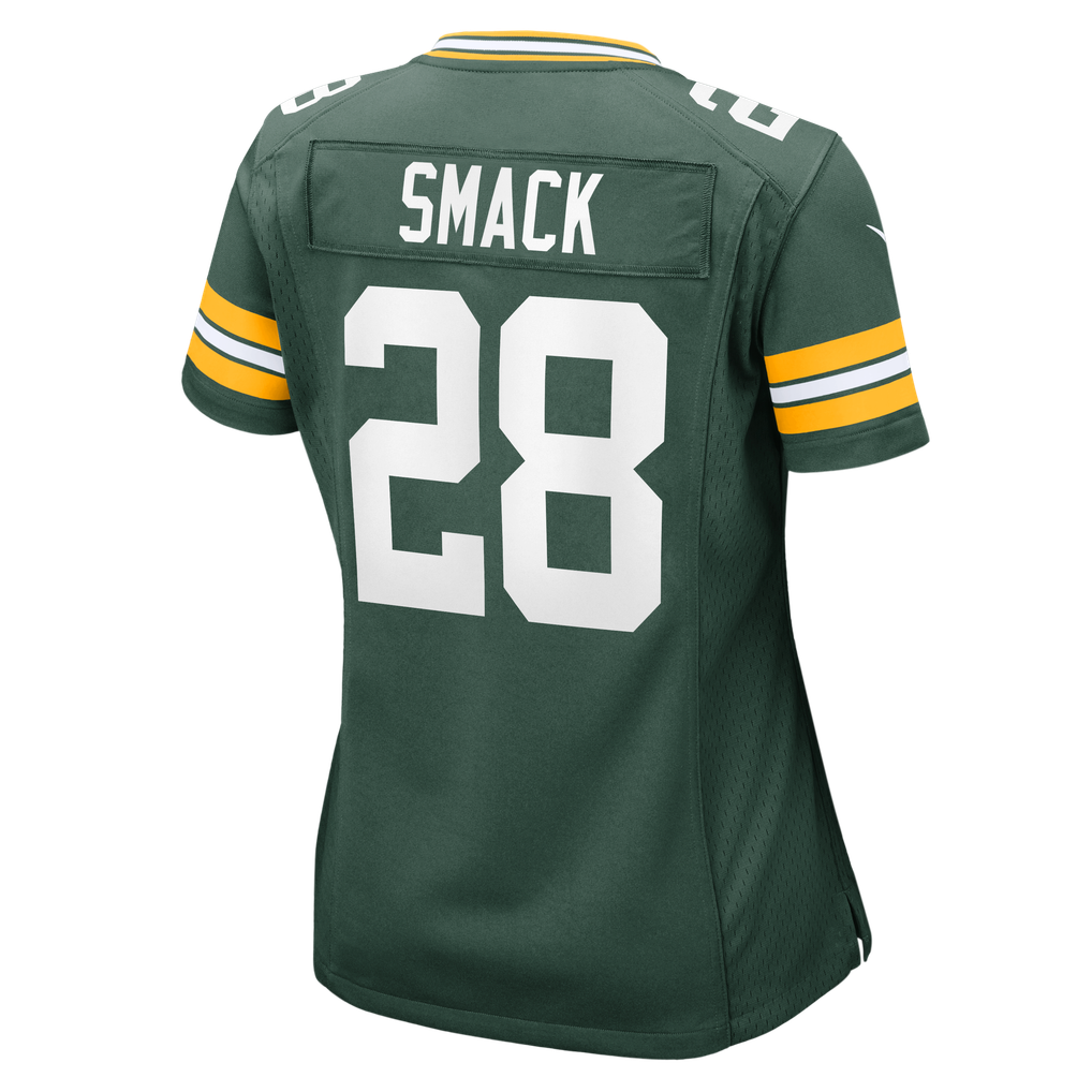 Women's Green Bay Packers Trey Smack Green Team Game Jersey