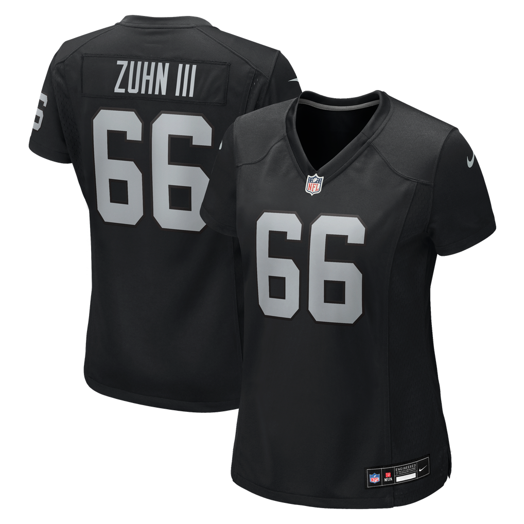 Women's Las Vegas Raiders Trey Zuhn III Black Team Game Jersey
