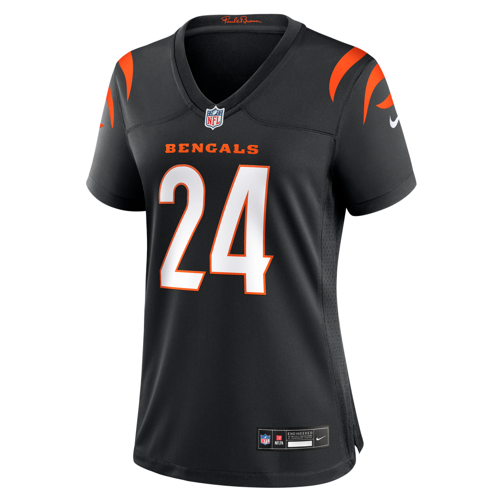 Women's Cincinnati Bengals Trikweze Bridges Black Team Game Jersey