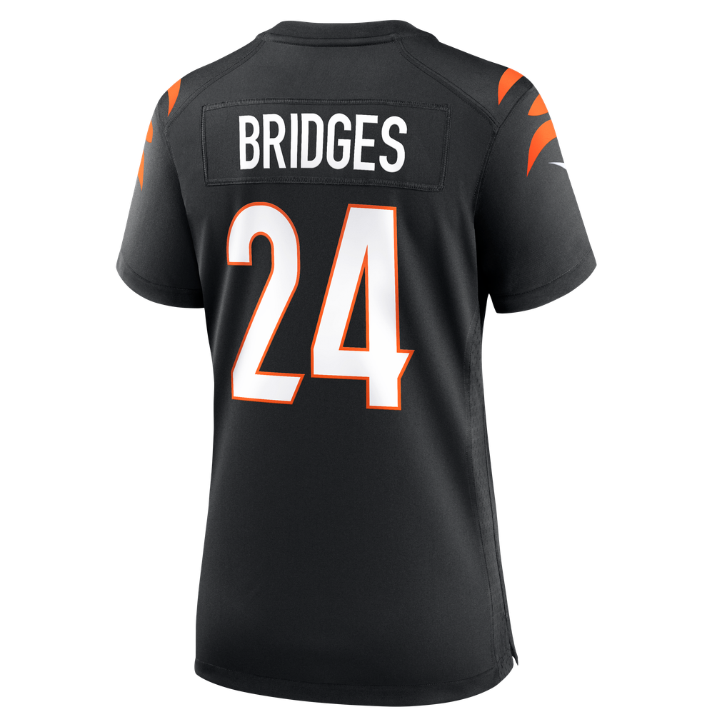 Women's Cincinnati Bengals Trikweze Bridges Black Team Game Jersey