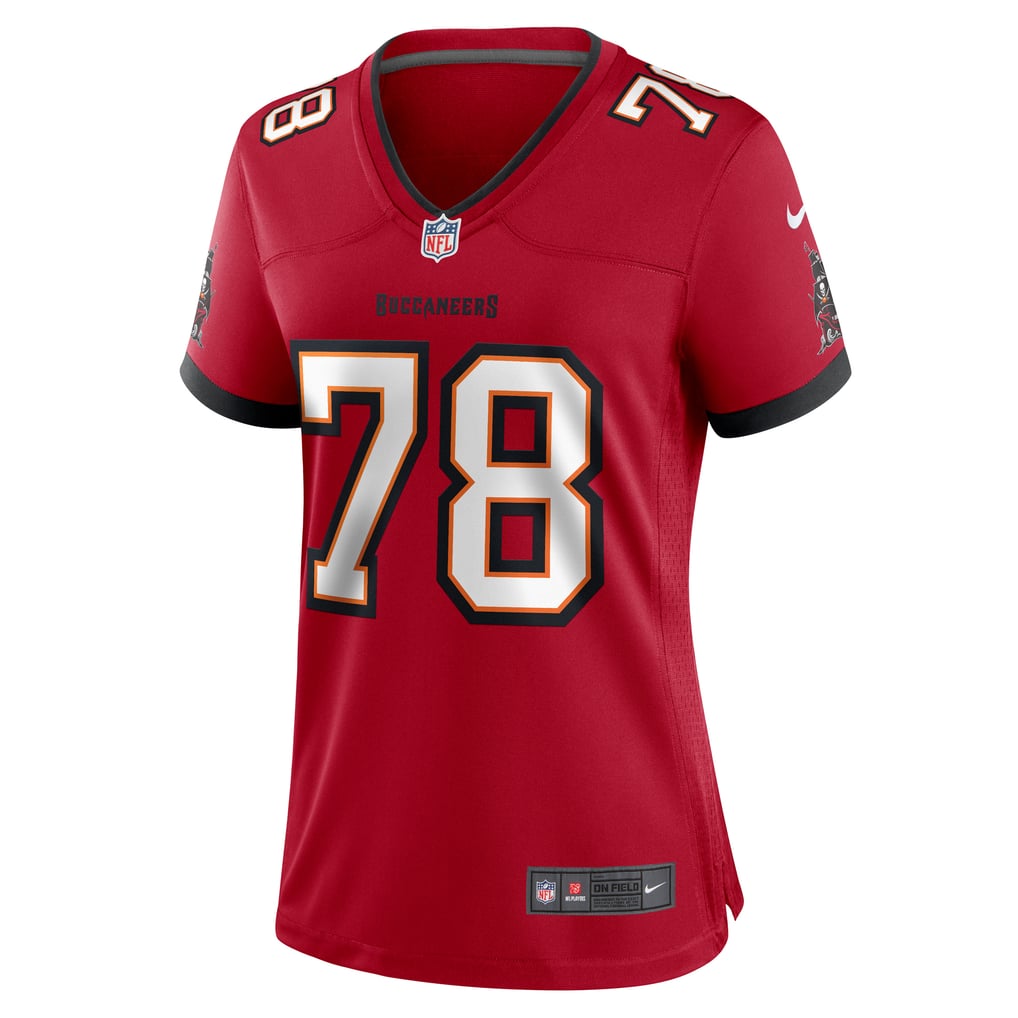 Women's Tampa Bay Buccaneers Tristan Wirfs Red Team Game Jersey