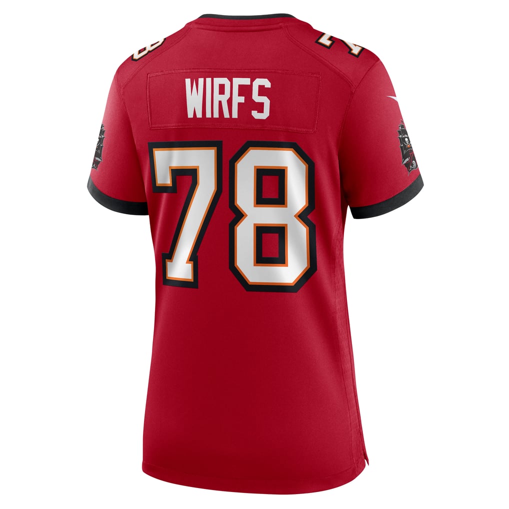 Women's Tampa Bay Buccaneers Tristan Wirfs Red Team Game Jersey