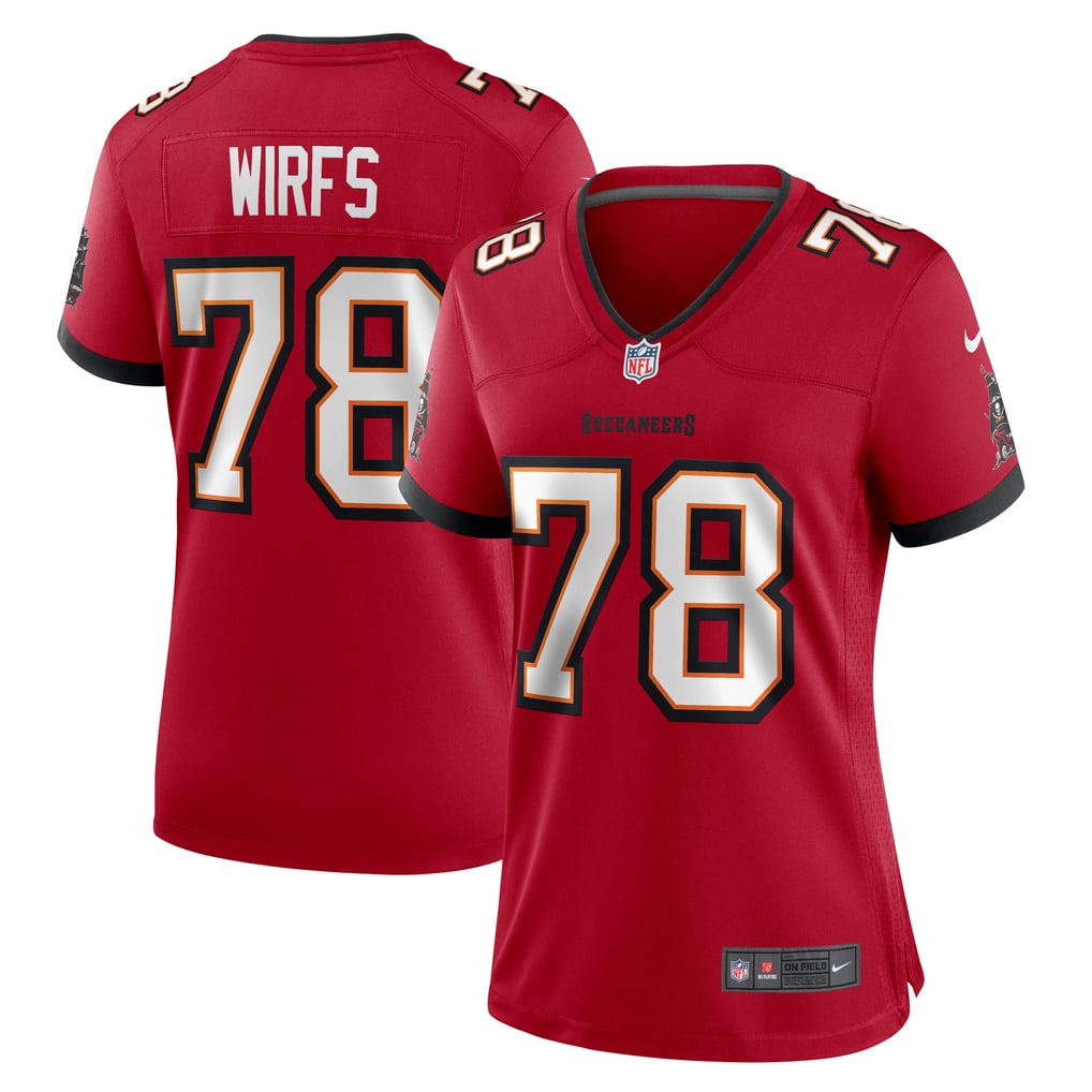 Women's Tampa Bay Buccaneers Tristan Wirfs Red Team Game Jersey